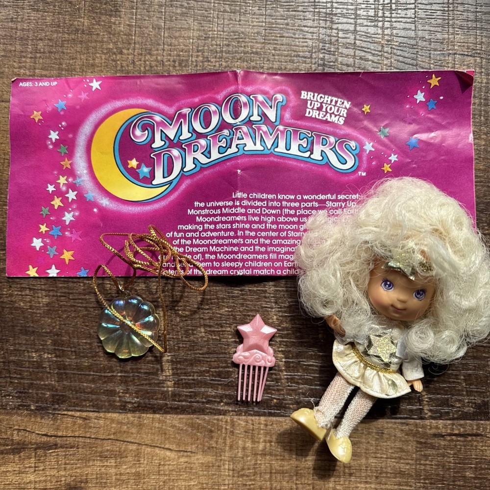 Vintage Moon Dreamers Bitsy 1986 Hasbro w/ Outfit & Shoes